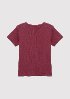 Resim Mavi Baskılı Kız Çocuk T-Shirt M7610350-70393