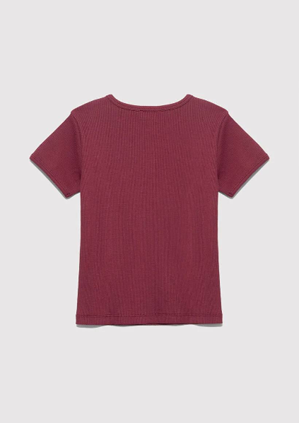 Resim Mavi Baskılı Kız Çocuk T-Shirt M7610350-70393