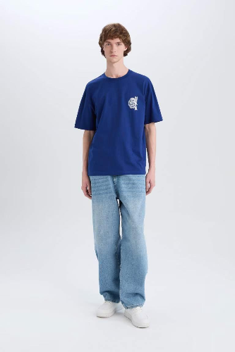 Resim Defacto Erkek T-shirt D6156AX/BE753