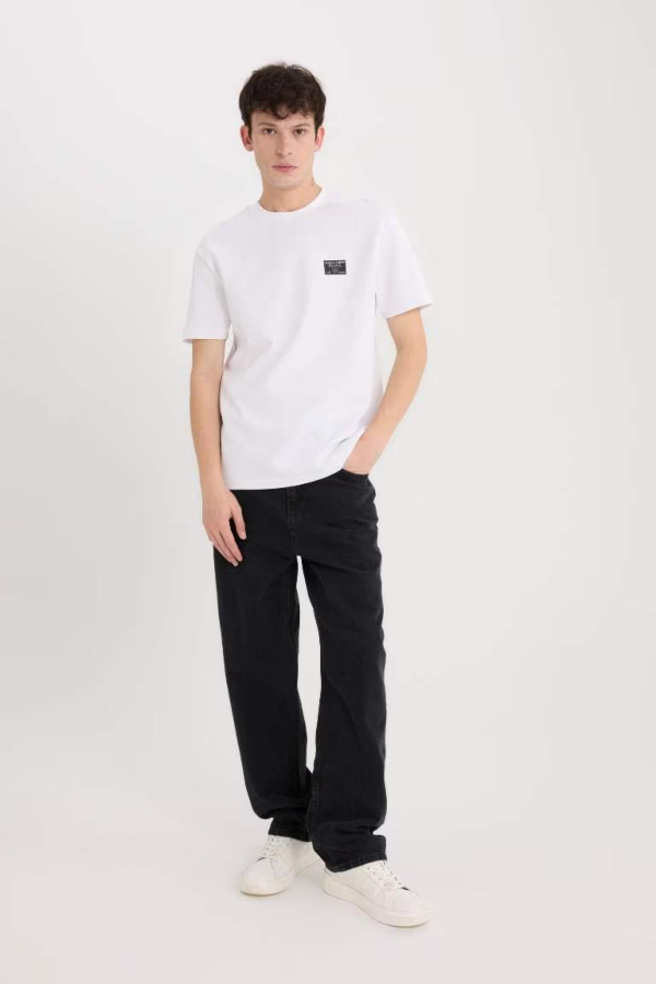 Resim Defacto Erkek  T-shirt D5516AXWT34