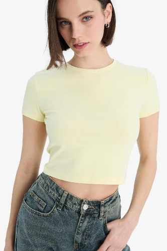 Resim Defacto Kadın T-shirt Z8790AZ/YL83