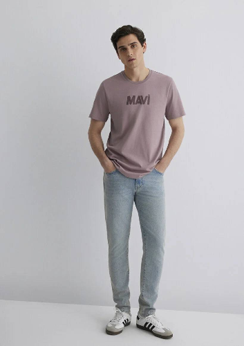 Resim Mavi Erkek T-shirt M066846-89596