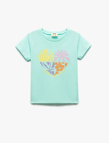 Resim Koton Kız Çocuk T-shirt 5SKG10070AK