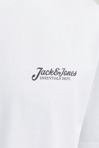 Resim Jack & Jones Jjbeau Tee Ss Frontprınt Crew Neck Ln Erkek T-shirt 12275012