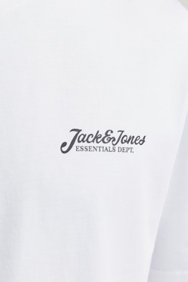 Resim Jack & Jones Jjbeau Tee Ss Frontprınt Crew Neck Ln Erkek T-shirt 12275012