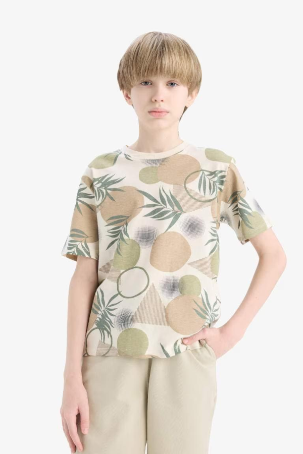 Resim Defacto Erkek Çocuk Kısa Kol T-shirt D9289A8/BG33