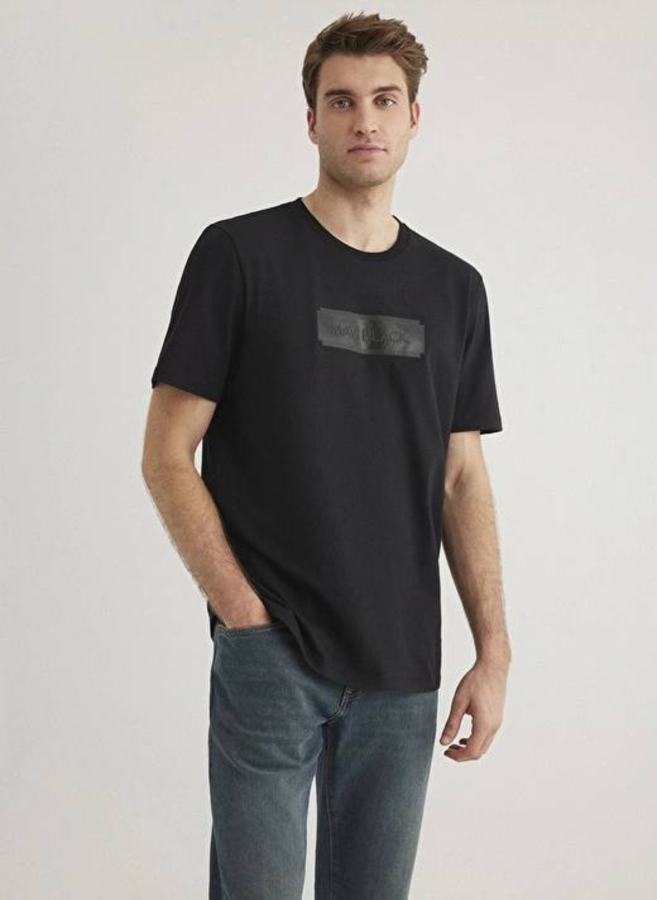 Resim Mavi  Erkek T-Shirt M0612528-900