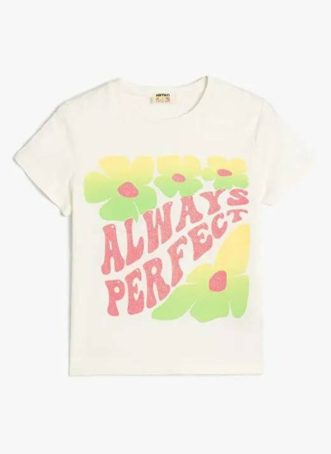 Resim Koton Kız Çocuk T-shirt 5SKG10032AK