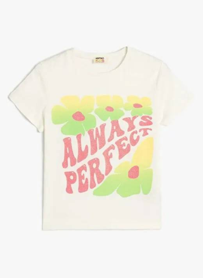 Resim Koton Kız Çocuk T-shirt 5SKG10032AK