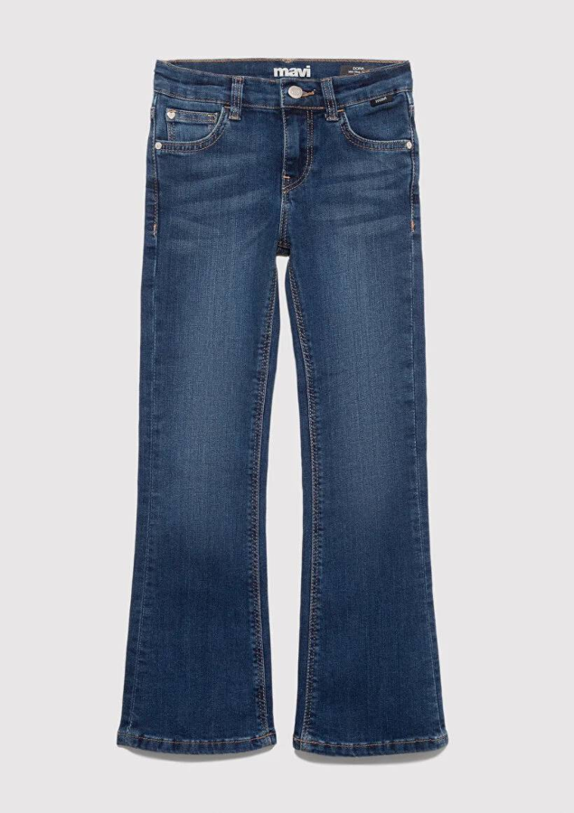 Resim Mavi Lili Dark Kız Çocuk Jean Pantolon M7010722-90877