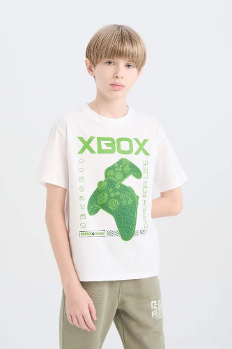 Resim Defacto Erkek Çocuk Kısa Kol T-shirt E3100A8/WT34