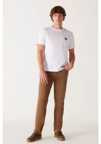 Resim Wrangler Bisiklet Yaka  Erkek T-shirt W70MD3312