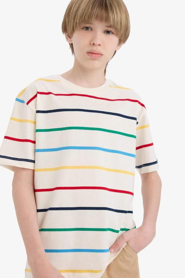 Resim Defacto Erkek Çocuk Kısa Kol T-shirt D7866A8/ER105