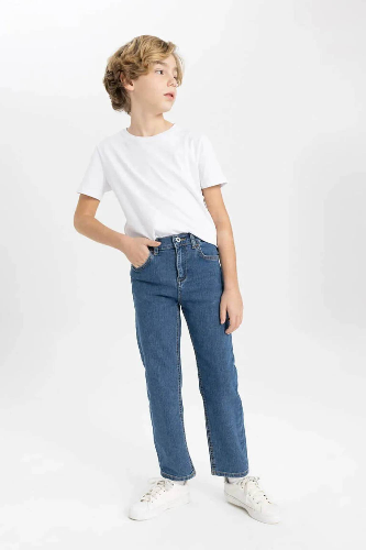 Resim Defacto Erkek Çocuk Jean Pantolon B5557A8NM28