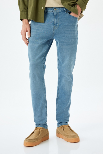 Resim Koton MICHEAL Skinny Erkek Jean  Pantolon 5SAM40045ID