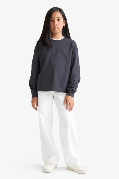 Resim Defacto Kız Çocuk  Sweat E8816A8/AR138