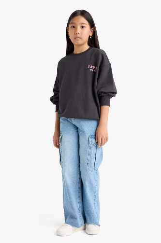Resim Defacto Kız Çocuk  Sweat E6756A8/AR220