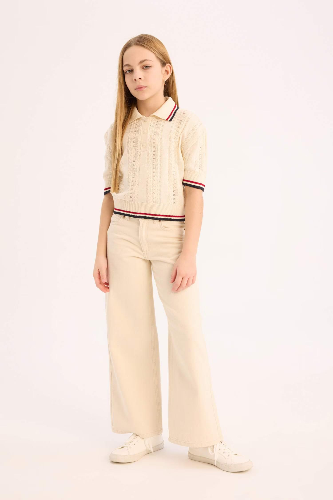 Resim Defacto Kız Çocuk  Jean Pantolon D7098A8/ER233