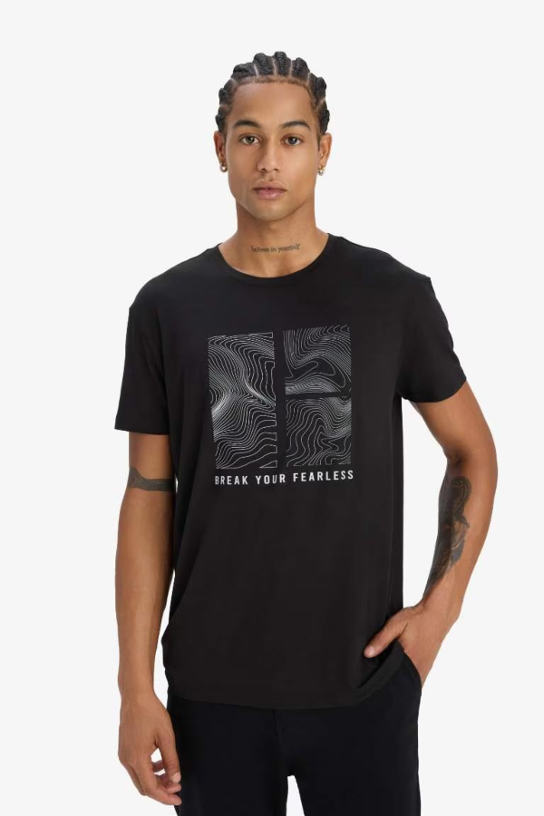Resim Defacto Erkek  T-shirt D7812AXBK81