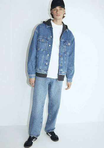 Resim Mavi Mitte Erkek Jean Pantolon M0010101-83591