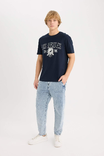 Resim Defacto Erkek  T-shirt D5577AX/NV253
