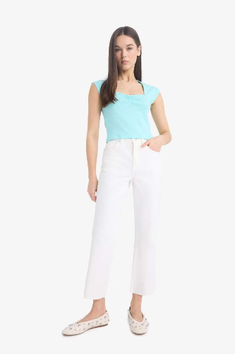 Resim Defacto Kadın T-shirt F2238AX/TR516