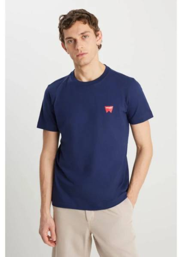 Resim Wrangler Regular Fit Small Logo  Erkek T-shirt MW70MD3335