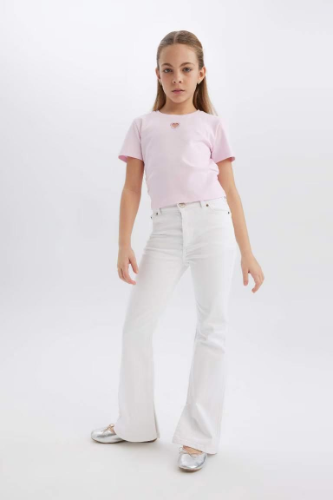 Resim Defacto Kız Çocuk  Jean Pantolon D7099A8WT34