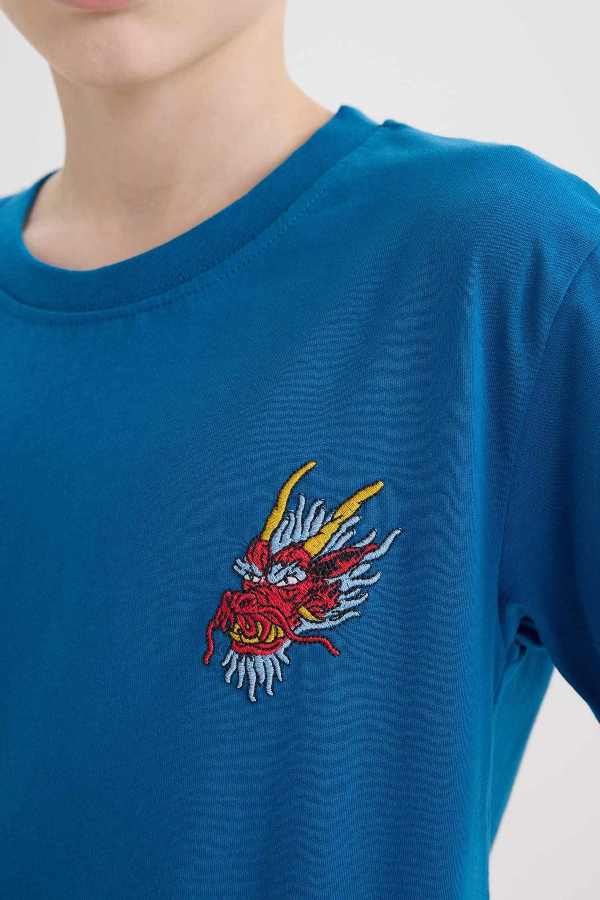 Resim Defacto Erkek Çocuk Kısa Kol T-shirt E0088A8BE183