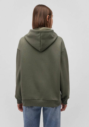 Resim Mavi Logo Kapüşonlu Kadın Sweat M1600361-71581