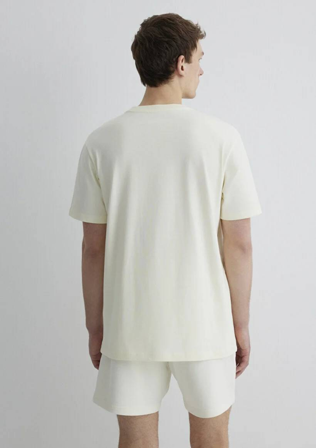 Resim Mavi Erkek T-shirt