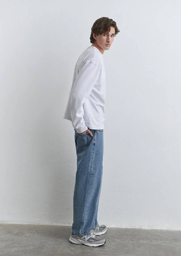 Resim Mavi Mıtte Erkek Jean Pantolon M0010101-87669