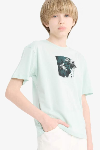 Resim Defacto Erkek Çocuk Kısa Kol T-shirt E4168A8GN1114