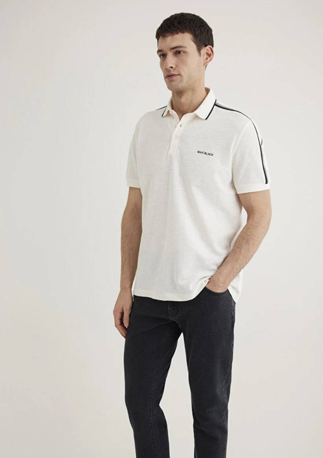 Resim Mavi Polo Erkek T-Shirt M0611838-70057