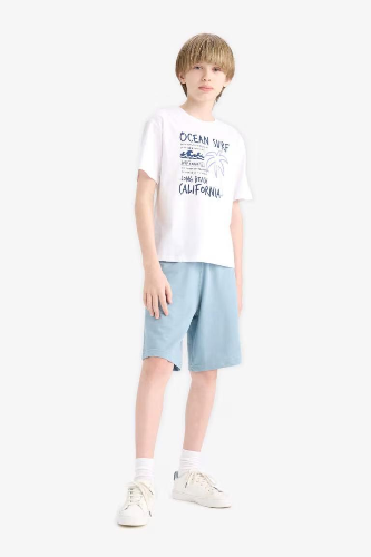 Resim Defacto Erkek Çocuk Kısa Kol T-shirt E6315A8WT34