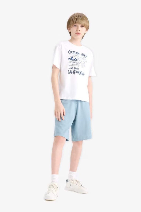 Resim Defacto Erkek Çocuk Kısa Kol T-shirt E6315A8WT34