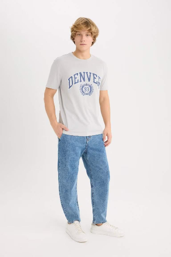 Resim Defacto Erkek  T-shirt D5576AXGR91
