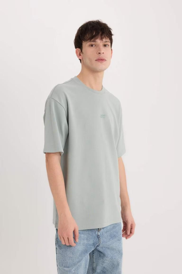 Resim Defacto Erkek  T-shirt D5508AXGR488