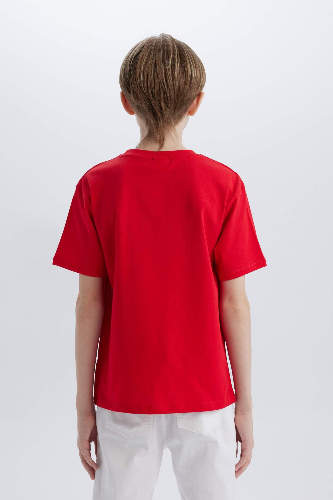 Resim Defacto Erkek Çocuk Kısa Kol T-shirt B6938A8RD282