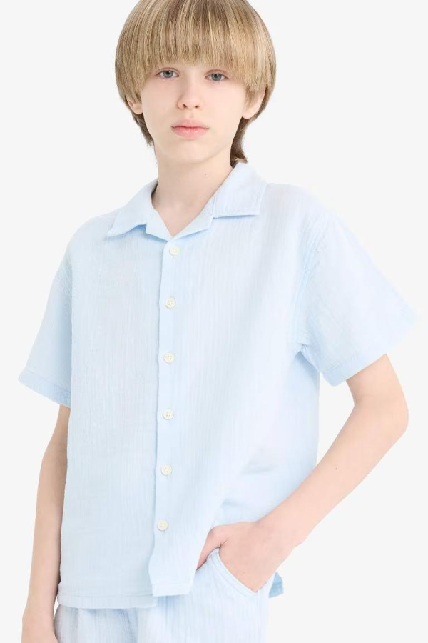 Resim Defacto Erkek Çocuk Gömlek W3239A6BE174