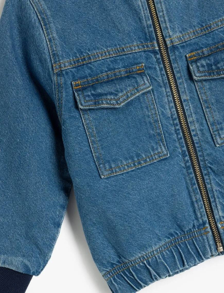 Resim Koton Kız Çocuk Jean Ceket 5SKG20020AD