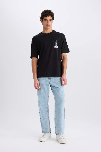 Resim Defacto Erkek  T-shirt D5459AXBK81