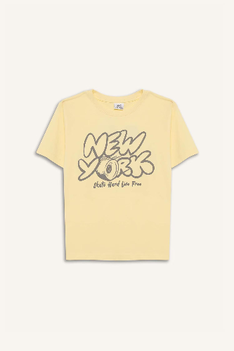 Resim Defacto Erkek Çocuk Kısa Kol T-shirt E0077A8/YL487