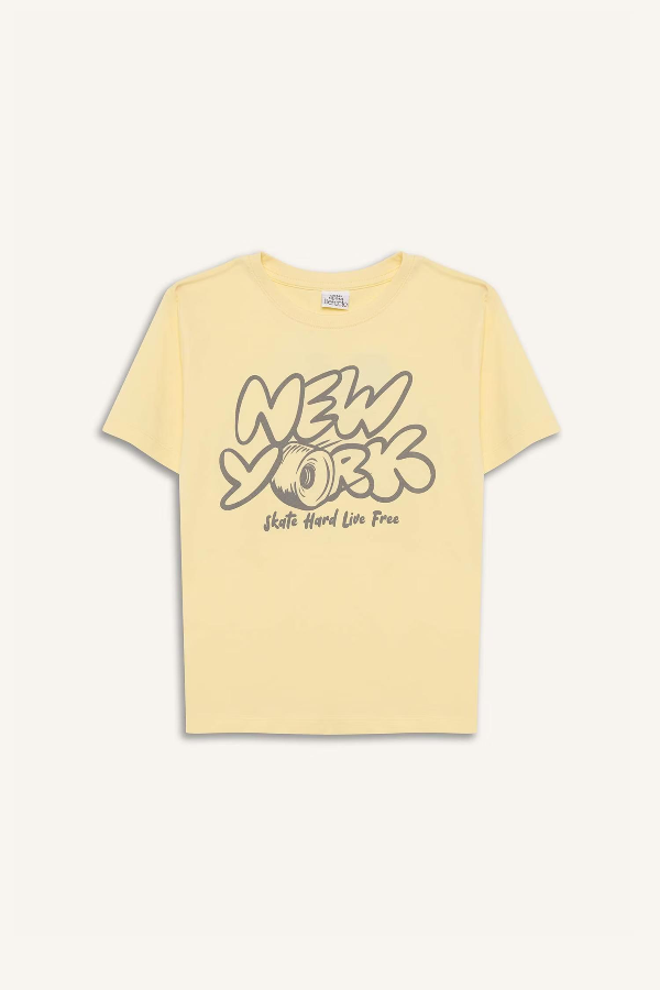 Resim Defacto Erkek Çocuk Kısa Kol T-shirt E0077A8/YL487