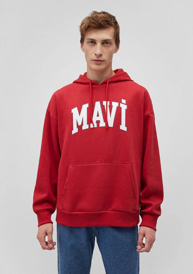 Resim Mavi Erkek Sweat