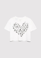 Resim Mavi Peanuts Baskılı Kız Çocuk T-Shirt M7610373-70057