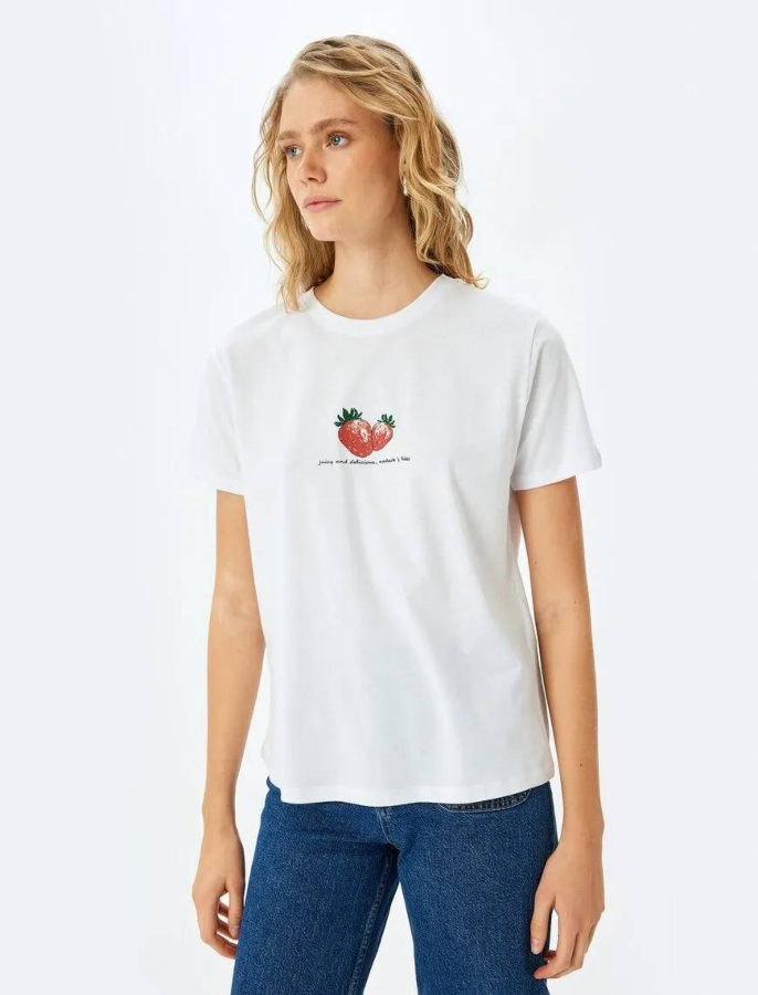Resim Koton Kadın T-shirt 5SAK50098EK