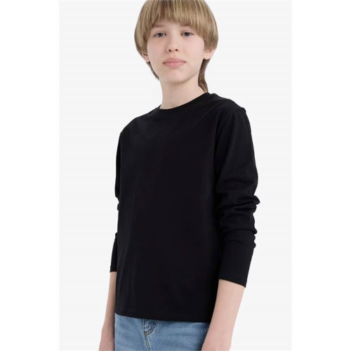 Resim Defacto Erkek Çocuk Uzun Kol T-shirt K1686A6/BK81