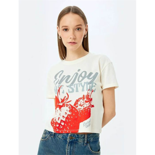 Resim Koton Kadın T-shirt 5SAL10243IK