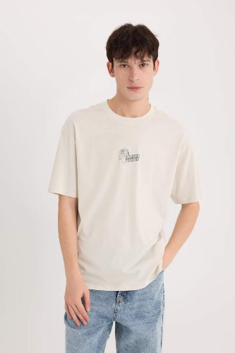 Resim Defacto Erkek  T-shirt E1871AXBG721